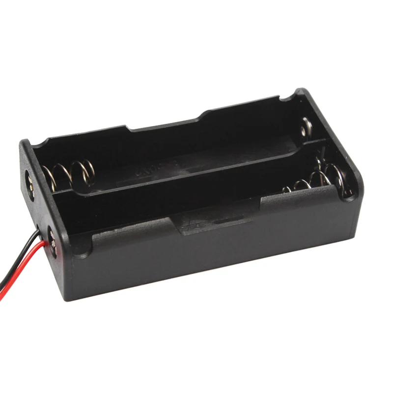 Новый черный пластиковый ящик для хранения чехол-держатель аккумулятора 18650 с