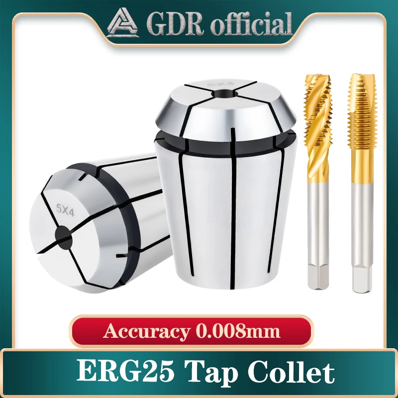

er tap collet tap chuck tap ERG32 ERG25 square tap chuck ER collet ISO JIS type machine tap chuck for lathe milling tool