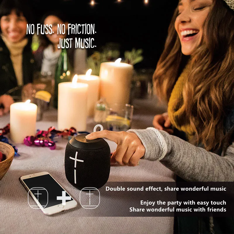 Миниатюрная Беспроводная Bluetooth Колонка Logitech UE Wonderboom с тяжелыми басами