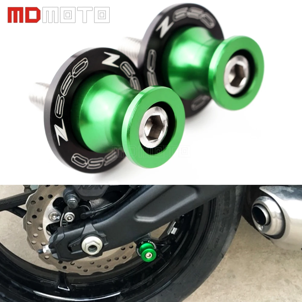 

8MM For kawasaki Z650 Z 650 2017 2018 2019 2020 Motorcycle Accessories CNC Swingarm Spools Slider Stand Screws