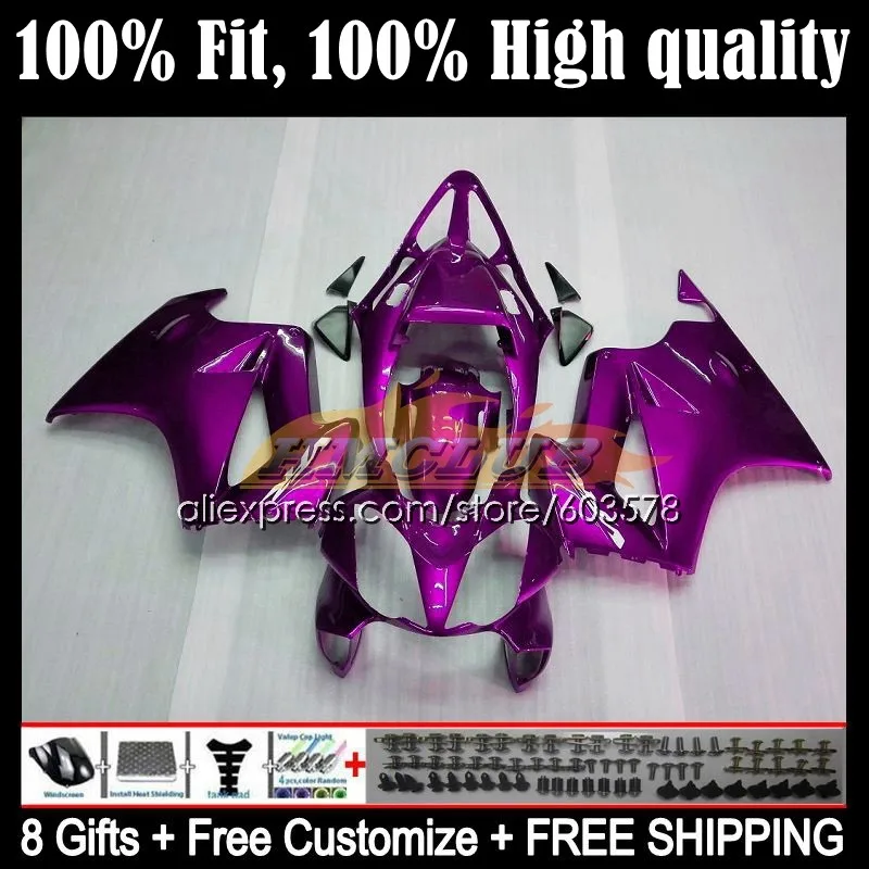 

Interceptor For HONDA VFR800 VFR 800 RR 92CL.103 VFR800RR 2002 2003 04 2005 2006 2007 VFR-800 08 09 10 11 12 Fairing Gloss Rose