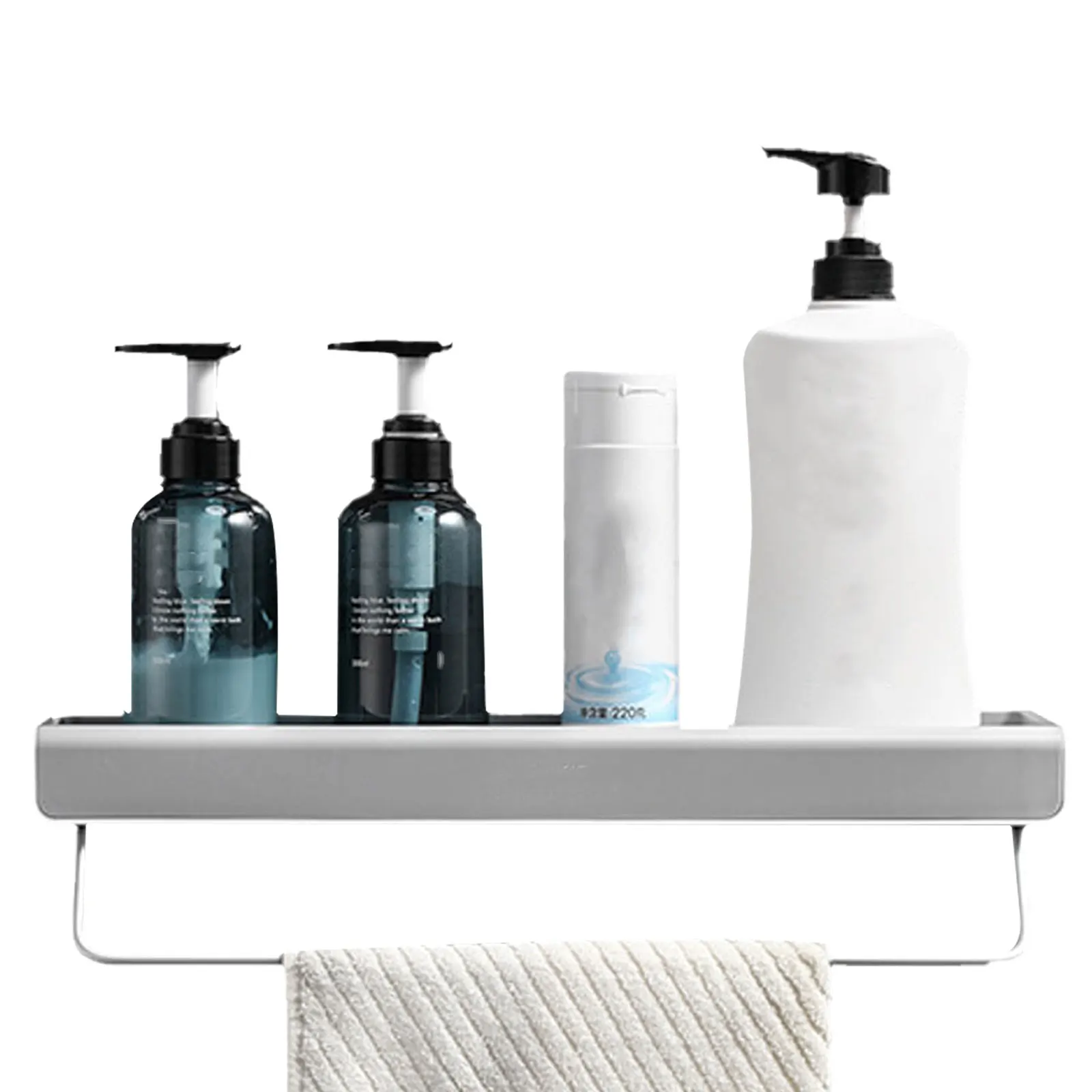 

Полка для ванной комнаты, держатель для шампуня, стеллажи для душа, настенное крепление, стеллаж для косметики, Домашний Органайзер, аксессу...