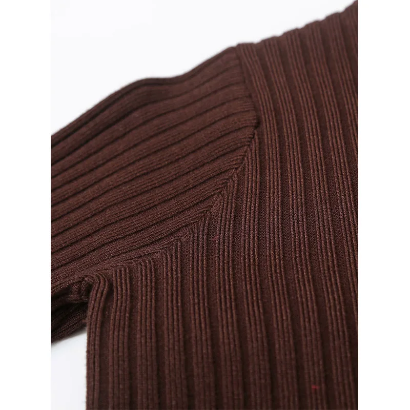 

2020 New Autumn Women Knitted Tops Solid Long Sleeves O-Neck Pullover Sweater Female Casual Fashion Women Clothes