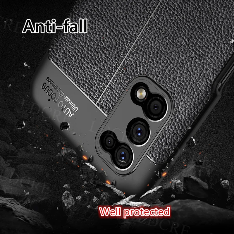 for oppo realme 7 5g case silicon leather rubber soft texture armor bumper case for realme 7 5g case cover for oppo realme 7 5g free global shipping