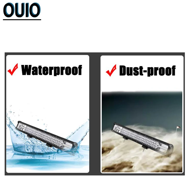 648 Вт 22 дюймов светодиодный рабочий светильник баров комбо 4x4 внедорожный бар для