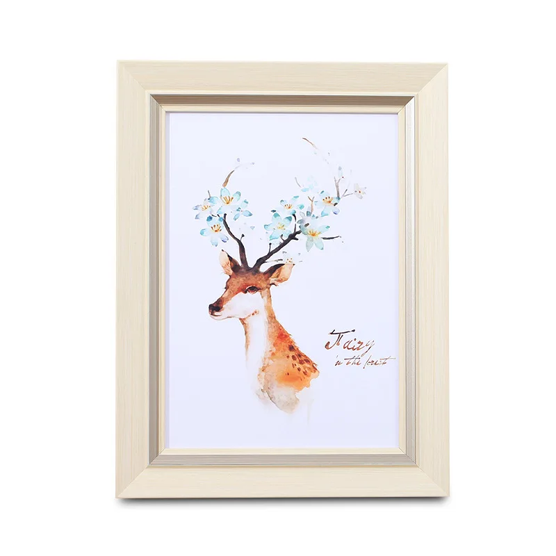 

Modern simple and fresh photo frame table 5-inch 6-inch 7-inch 8-inch 10-inch A4 wall picture frame photo frame light luxury