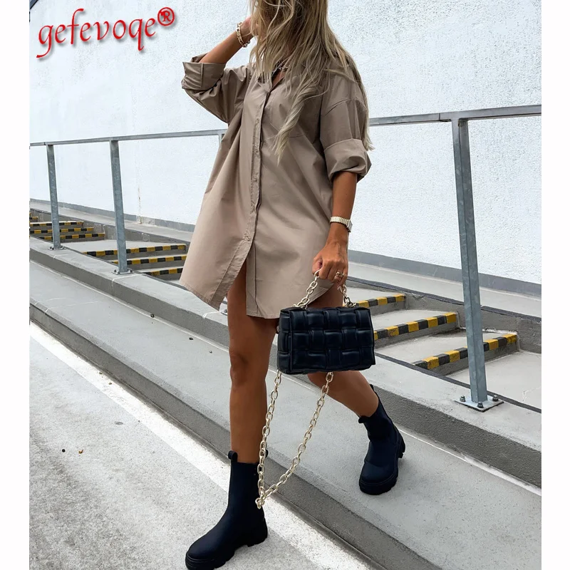 Женская Асимметричная блузка на пуговицах однотонная Повседневная офисная