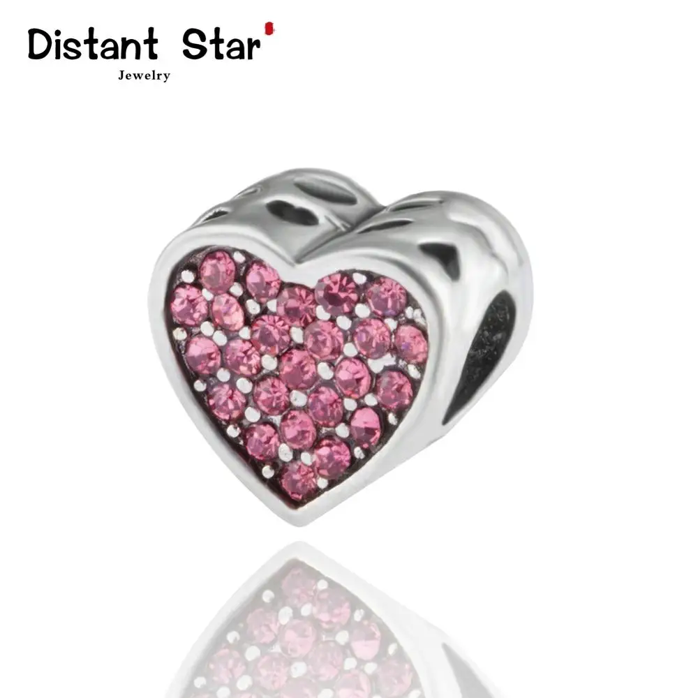 Бусины из цинкового сплава в форме сердца 5 шт. | Украшения и аксессуары