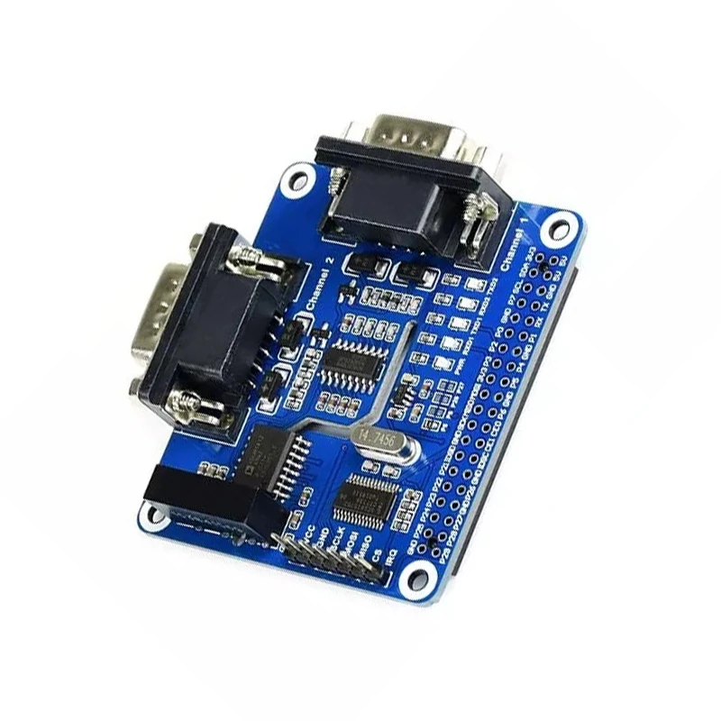 

Dual-Channel Isolated RS232 Expansion Board Module SC16IS752+SP3232 Solution for Raspberry Pi