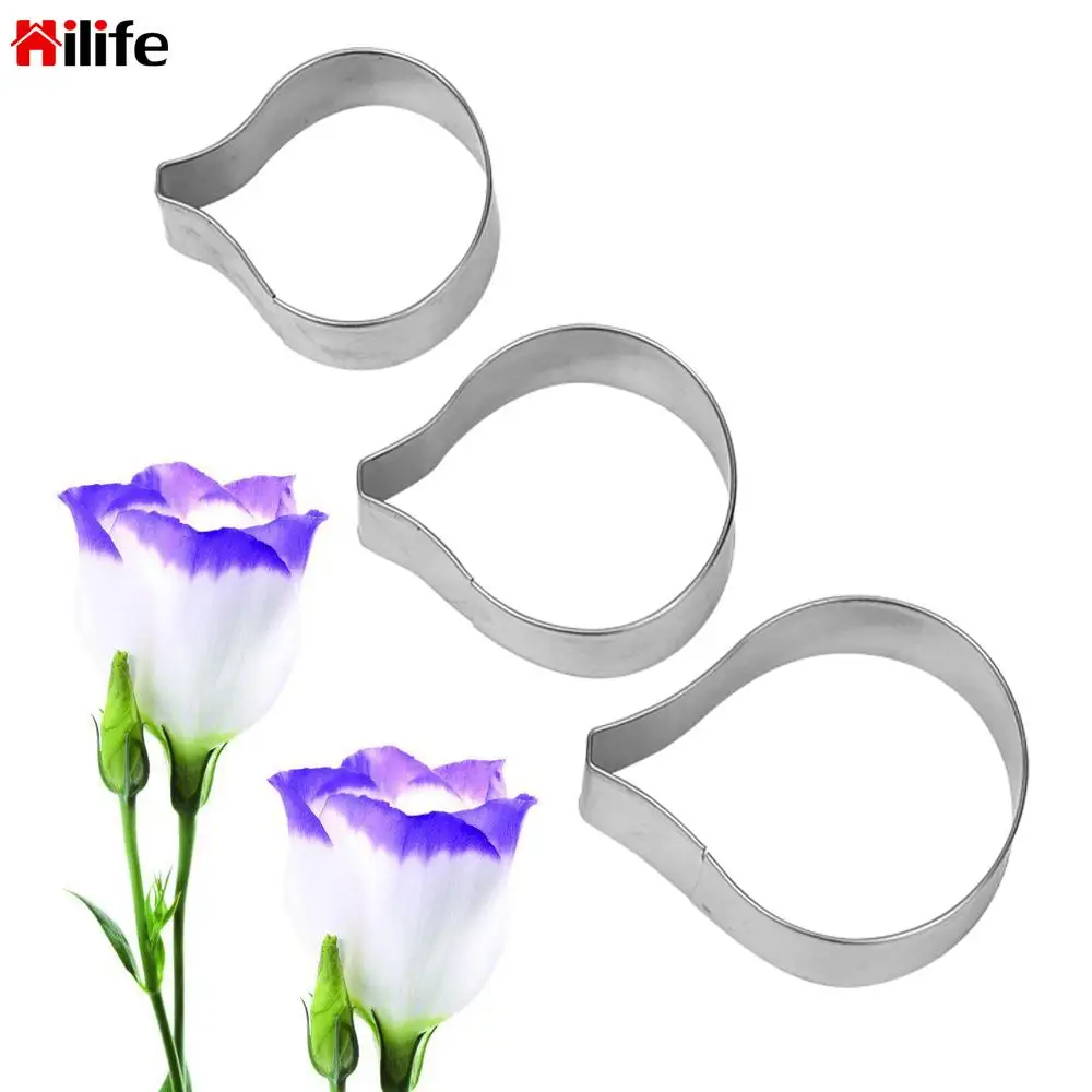 Ginza цветок Форма формочка для печенья печенье сахара 3 шт./компл. Fondant (сахарная)