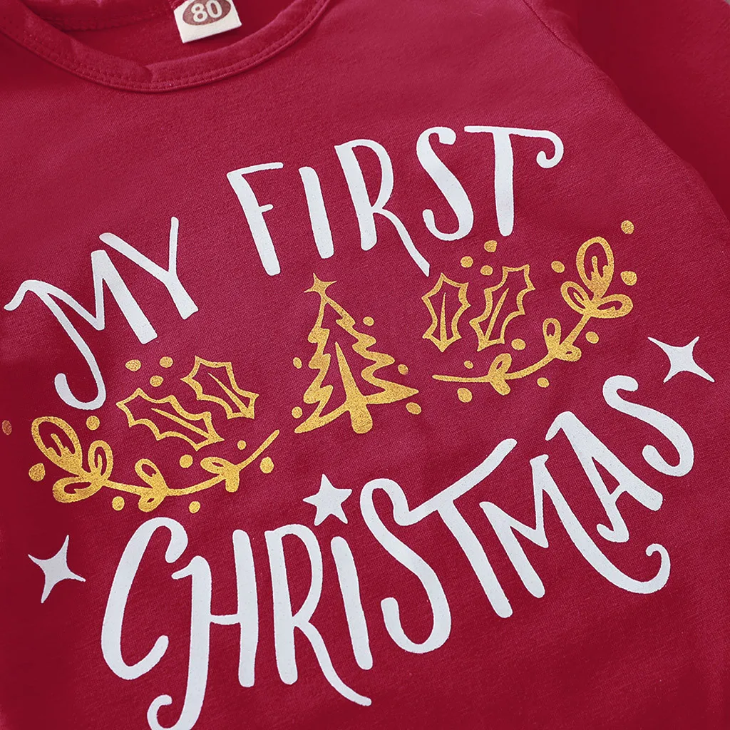 Детский Рождественский кружевной комплект из юбки с бахромой и длинными