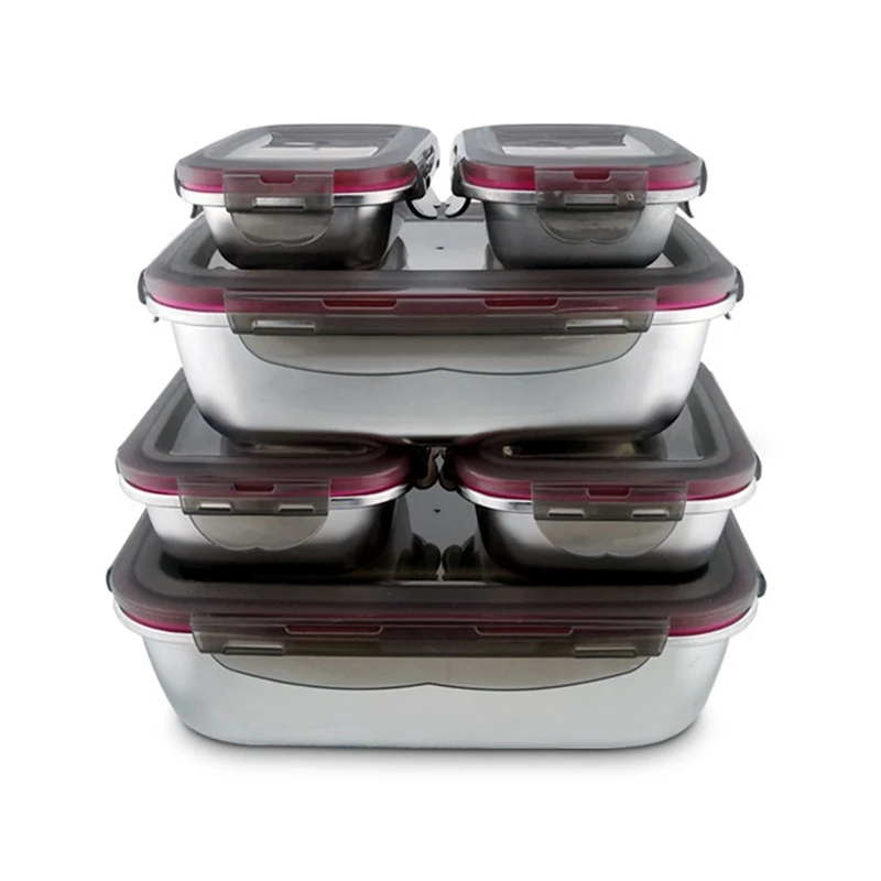4 размера Ланч-бокс контейнер для еды портативный бенто офиса школы туризма