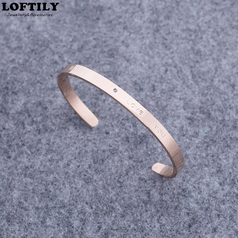 Браслеты-манжеты Daimond из нержавеющей стали 5 мм подарок для женщин браслеты