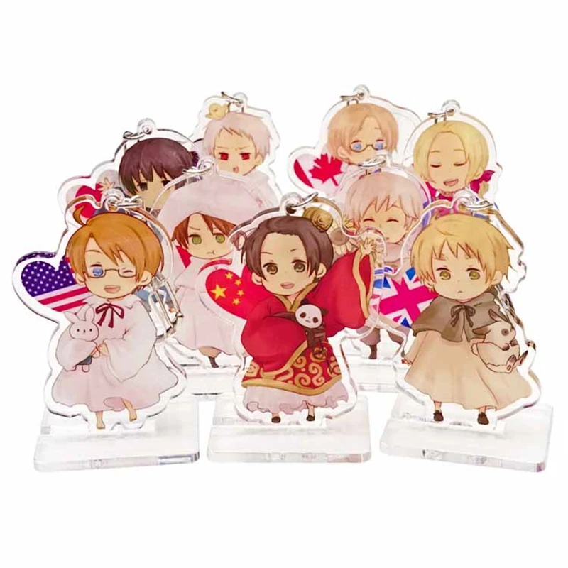 Аниме APH мультфильм оси силы хеталия напечатанный акриловый стенд фигурка брелок