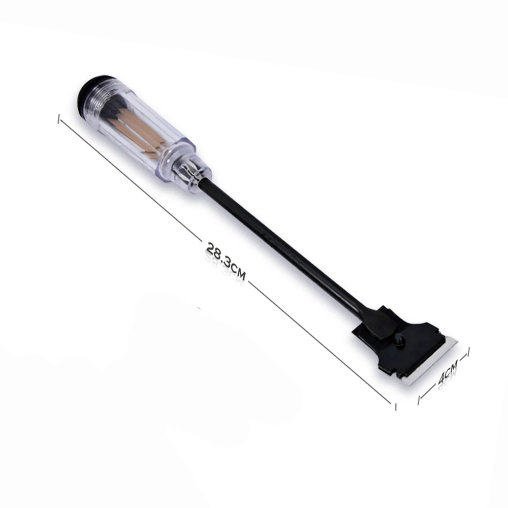 

FOSHIO Car Film Wrap Long Handle Squeegee Carbon Fiber Vinyl Sheet Razor Scraper Glue Sticker Remover Window Glass Tinting Tools