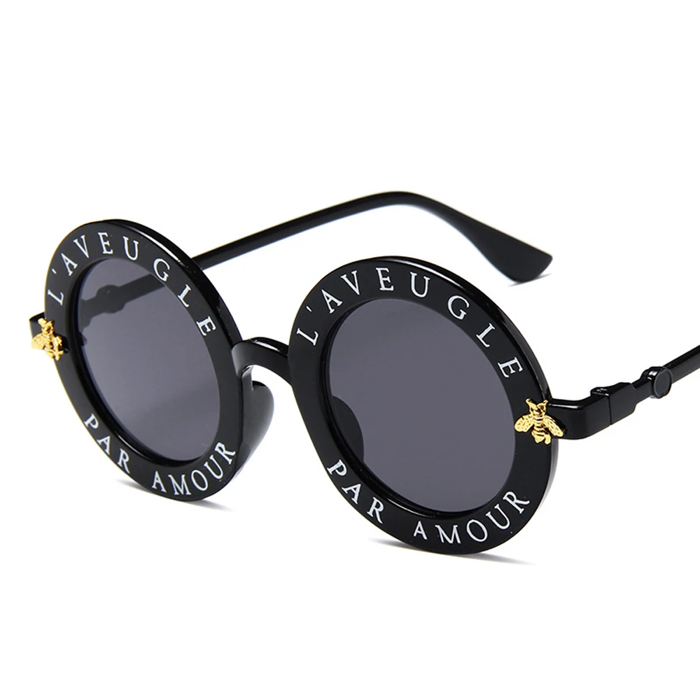 

Small Round Women Sunglasses Vintage Shades Black Metal Color Sun Glasses For female Fashion Designer 2022 New