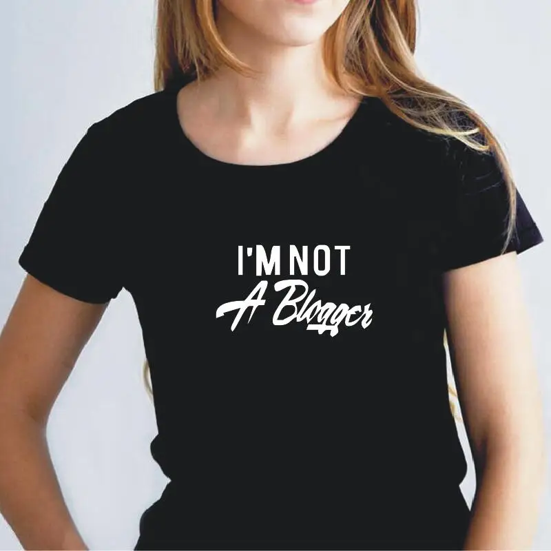 

Черная Женская футболка с принтом, летняя хлопковая футболка с коротким рукавом, женские топы, Свободные повседневные женские футболки в ст...