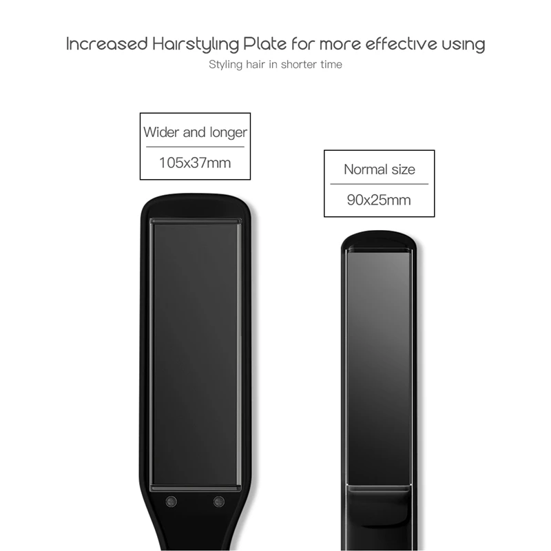 Профессиональный Выпрямитель для волос + 4 режима температуры 2 в 1 инструмент