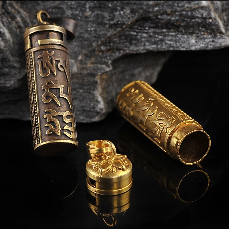 Украшение из тибетской Чан буддистские предметы меди истинное слово шести