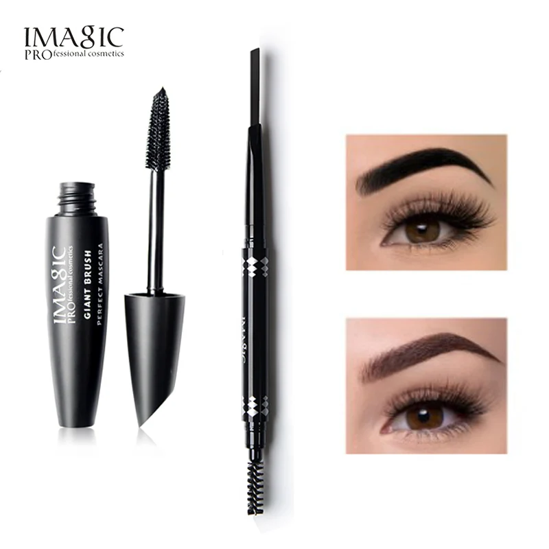 IMAGIC 2 шт. водонепроницаемый и прочный макияж для глаз с использованием черной