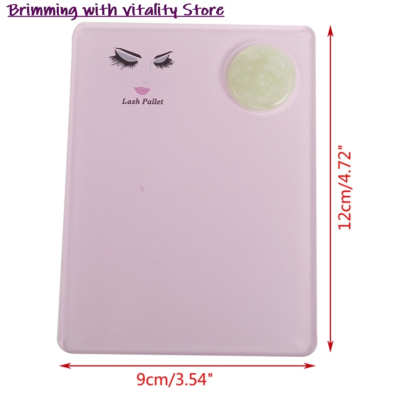 

Acrylic Eyelash Extension Eye Lash Pallet Jade Stone Organizer Pad Tray Gasket