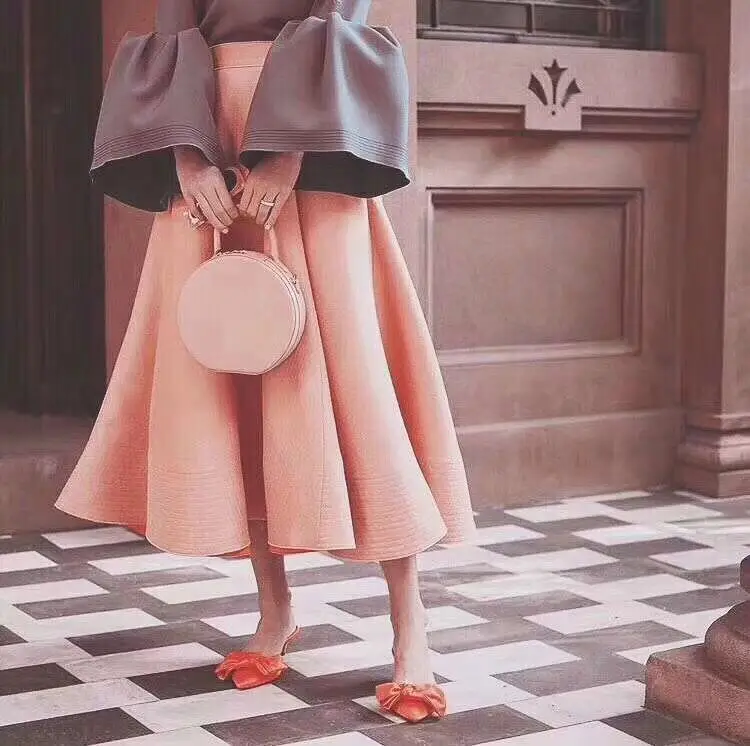 Женская круглая сумка MANSURSTUDIOS из натуральной кожи женская на плечо Mansur кожаная