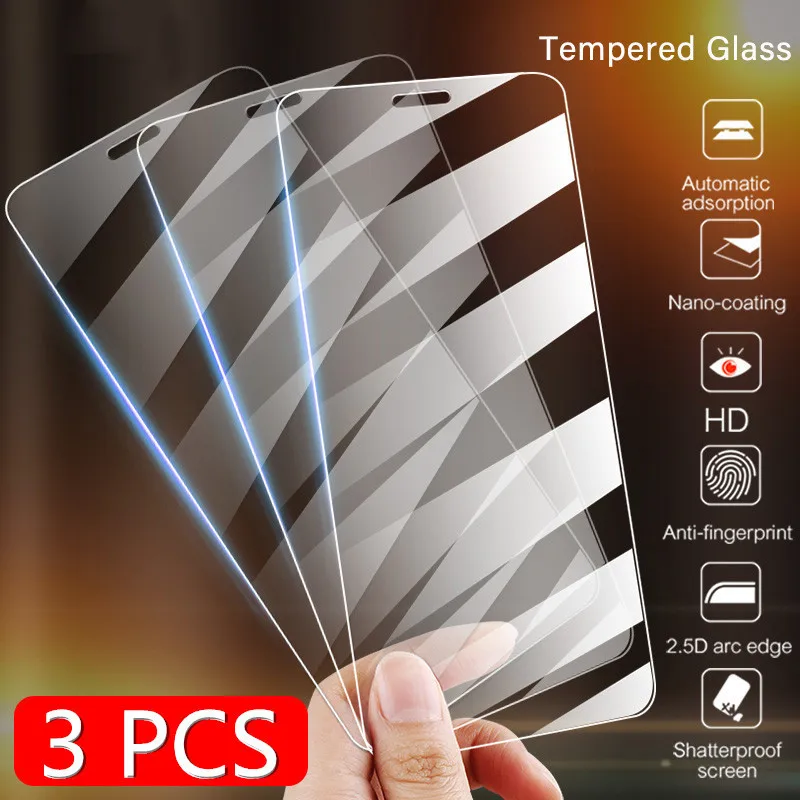 

Защитное стекло для iPhone 12 SE 2020 9 7 8 6 6s Plus 11 Pro XR X XS Max, 3 шт.