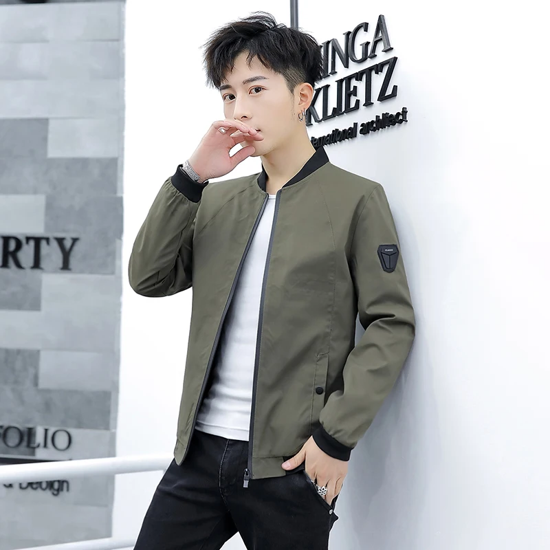 Куртка мужская 2019 новая свободная Топ рубашка Бомбер куртка хип хоп бейсбольная