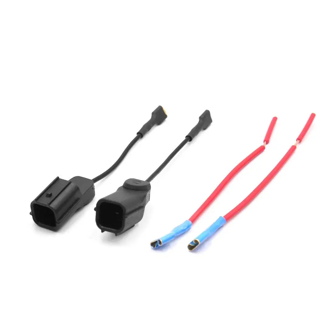 Uxcell 2Pcs Plastic Car Horn Speaker Adapter Wiring Harness 