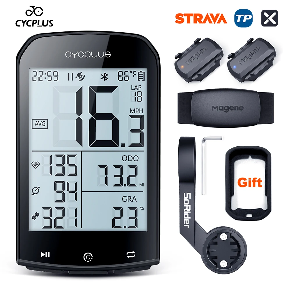 CYCPLUS M1 велосипед аксессуары GPS велосипедный компьютер Спидометр Bluetooth 4 0 ANT + Ciclismo