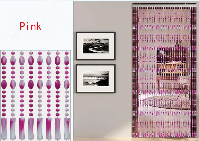 Декоративные занавески для интерьера пластиковые бусины | Дом и сад