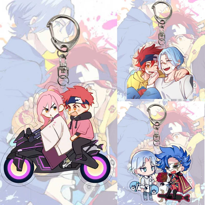 

Anime Keychain SK8 the Infinity Cosplay Reki Langa Hasegawa Miya Chinen Cute Acrylic Key Chain Character Pendant Keyring