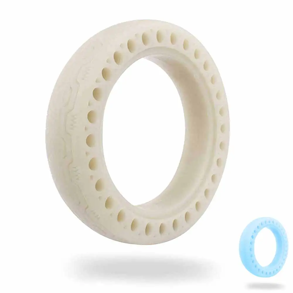 

Scooter Tire Fluorescent Tire Honeycomb Luminous Solid Tire Replacement for Xiaomi M365 Electric Scooter 8.5 Inch