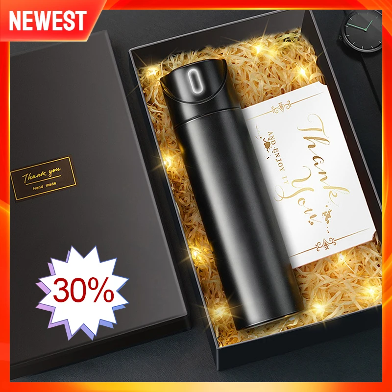 

Water Bottle 360ml Smart Stainless Steel Cup Temperature Display Travel Mug Gift for Home Office Vacuum Thermoses Cup
