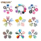 TYRY.HU, круглый зажим для соски, силиконовая бусина, детский прорезыватель, аксессуары для прорезывания зубов нипель для клипа, застежки, игрушка сделай сам