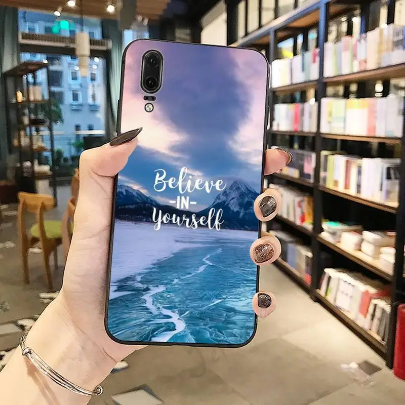 

Travel mountain road letters Phone Case For Huawei honor Mate P 10 20 30 40 Pro 10i 9 10 20 8 x Lite