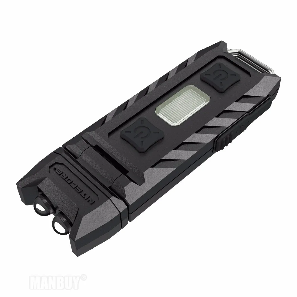 2022 NITECORE большой палец USB Перезаряжаемый высокопроизводительный белый + красный