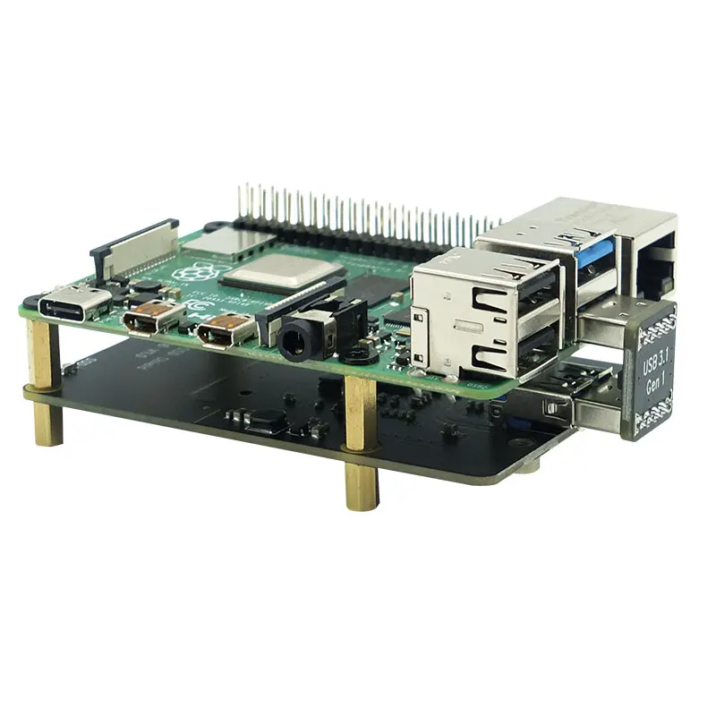 Raspberry X856 V1.0 mSATA SSD Расширительная плата щитка высокоскоростной USB3.1 5 ГБ/сек. с