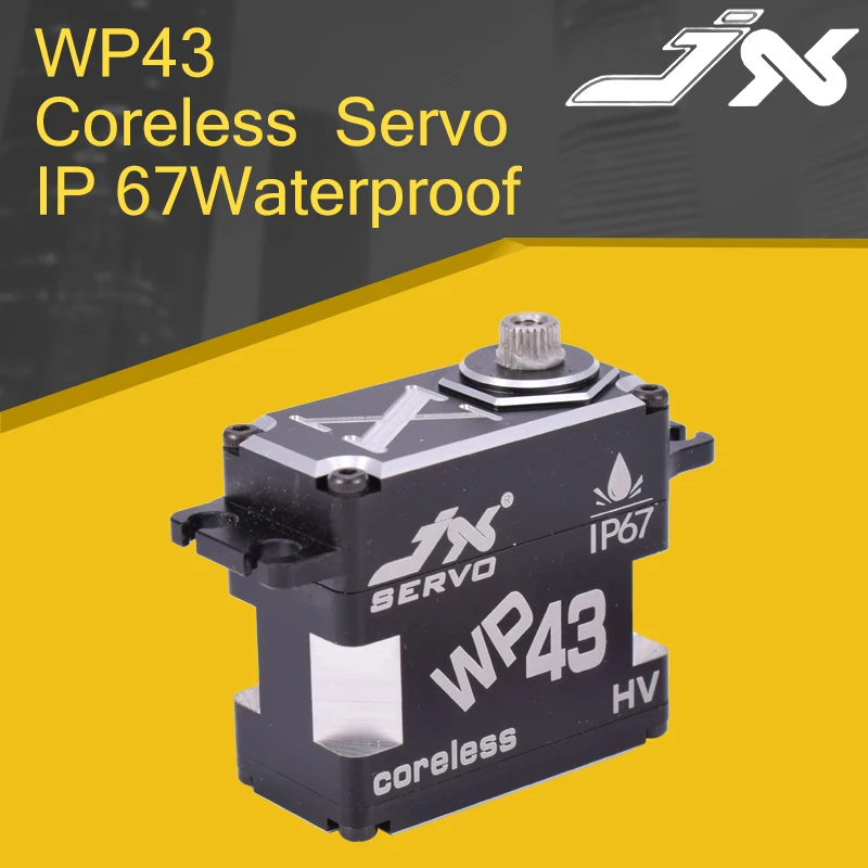 JX WP43 8 4 V 0.11sec стальная шестерня 43KG водонепроницаемый сервопривод 180 градусов HV