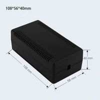 1085640mm electronic shell project box sensor module two end outlet housing heat dissipation button box
