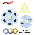 100 шт., светодиодные лампы высокой мощности, 1 Вт, 3 Вт, 3535