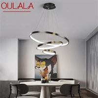 oulala nordic pendant light contemporary round led lamp fixture decorative for home living room