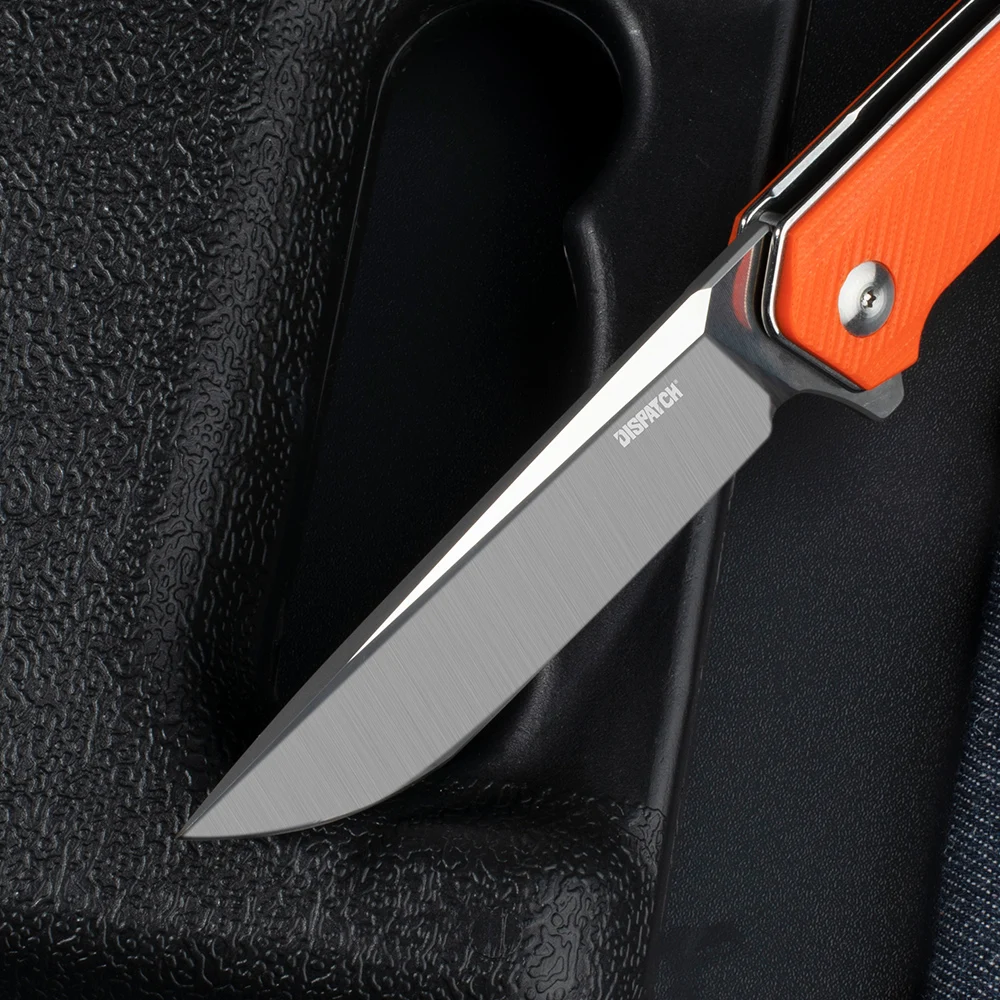 Отправка D2 стальной складной карманный нож G10 Ручка шарикоподшипник для