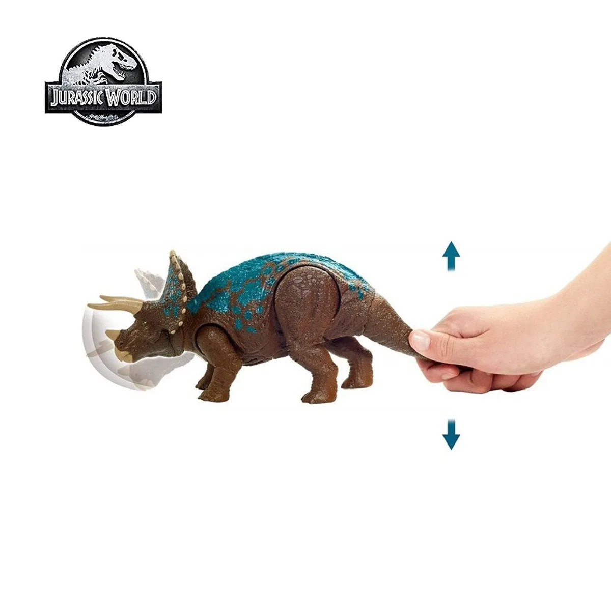 Jurassic World Triceratops Sound Strike Action Figure Primal Attack Mattel GVH66 for sale online
