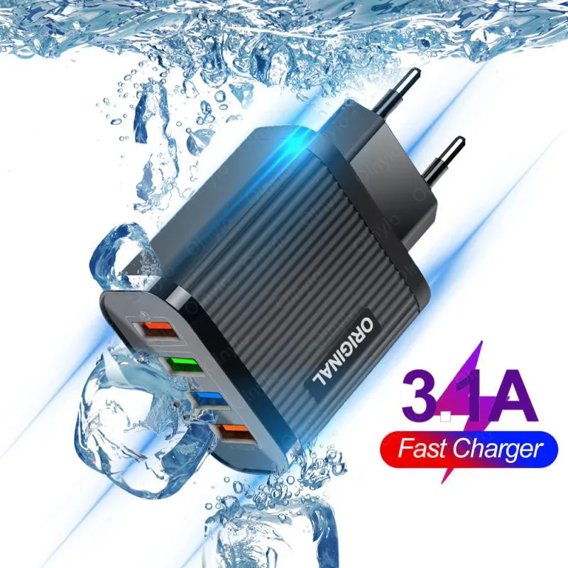 

5V 3.1A Quick Charger 3.0 USB Charger for Samsung A50 A51 iPhone 11 12 Xiaomi mi9 Huawei Tablet QC 3.0 Fast Wall Charger Adapter