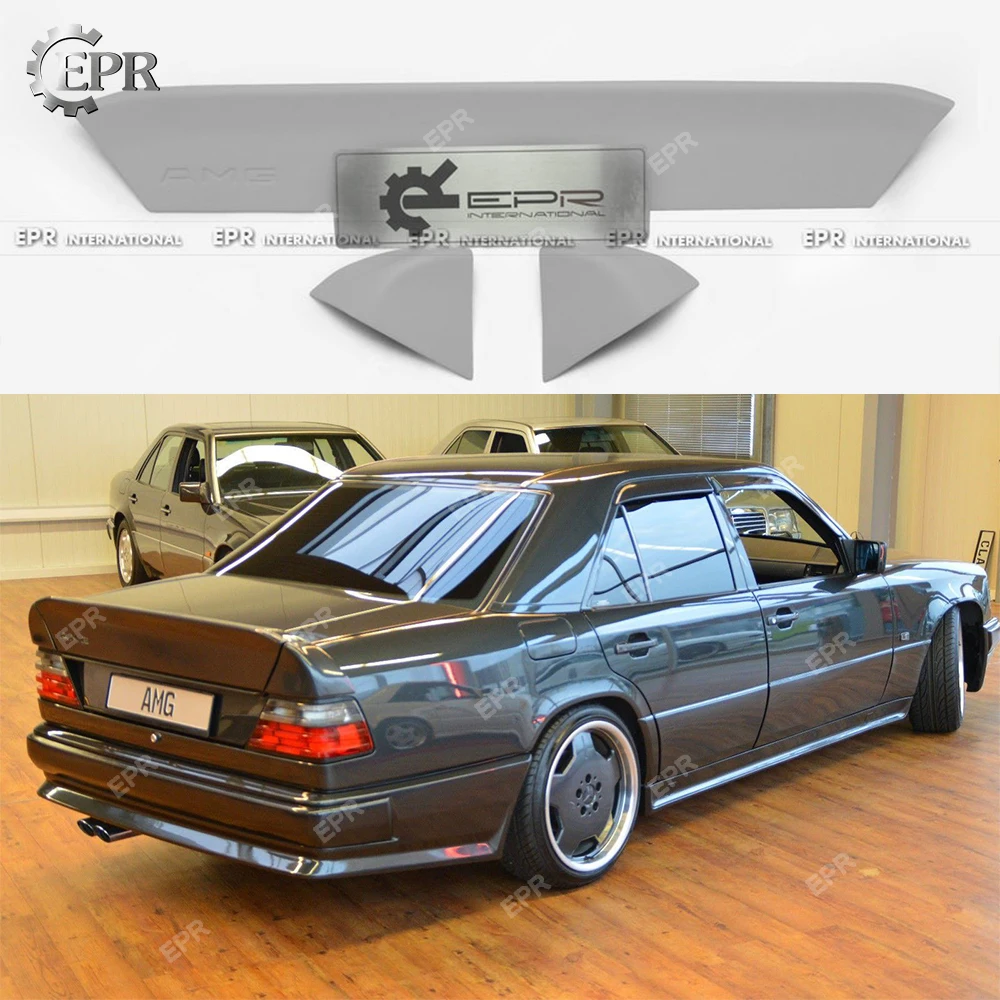 FRP заднее крыло для губ E Class W124 (1984 1995) 4 Двери Седан 200TE E220 230TE E280 300TE 250D AMG Стиль
