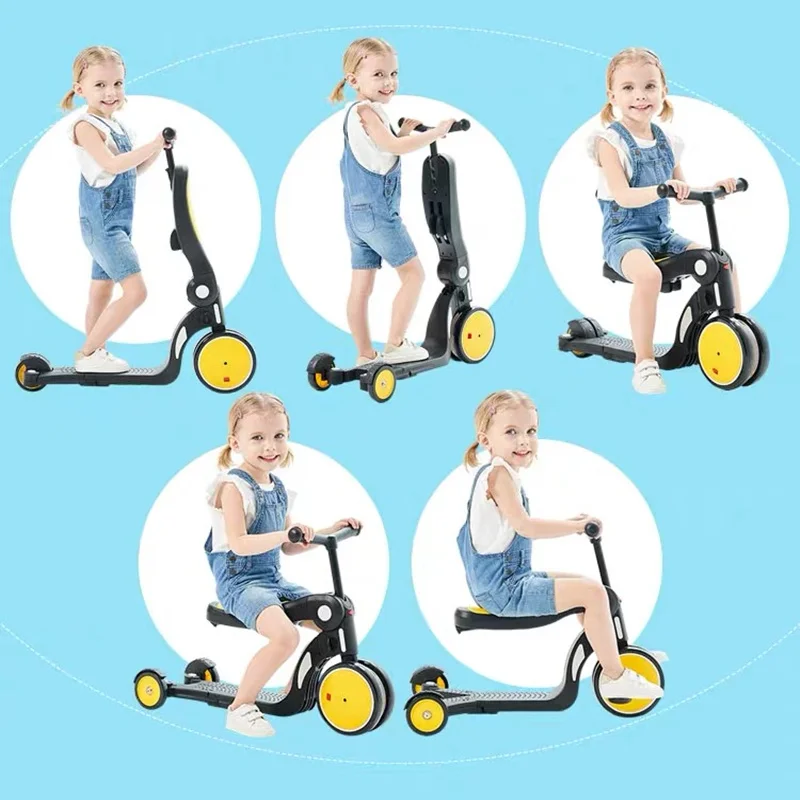 Детский самокат Kickboard + трехколесный велосипед балансир для детей детская