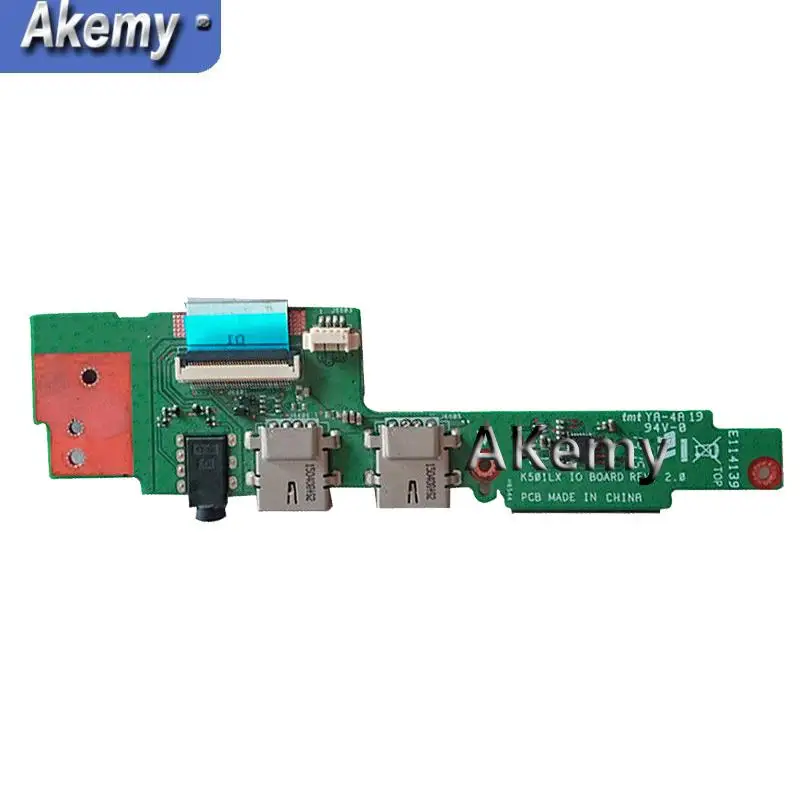 Akemy USB IO плата для ASUS K501 K501LX A501L K501LB K501U K501UW K501UX K501UQ ноутбук аудио USB2.0 интерфейс