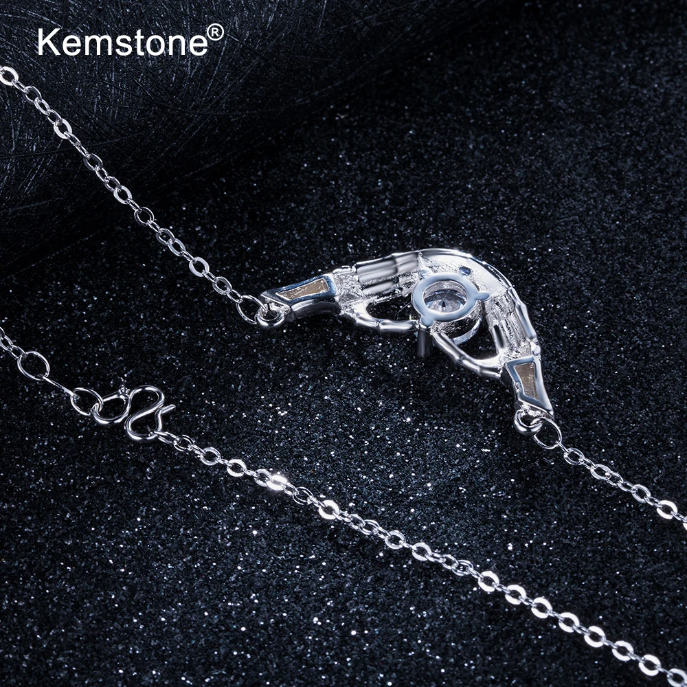 Kemstone хип-хоп AAA CZ ожерелье Подвески Череп неосновные женские аксессуары |