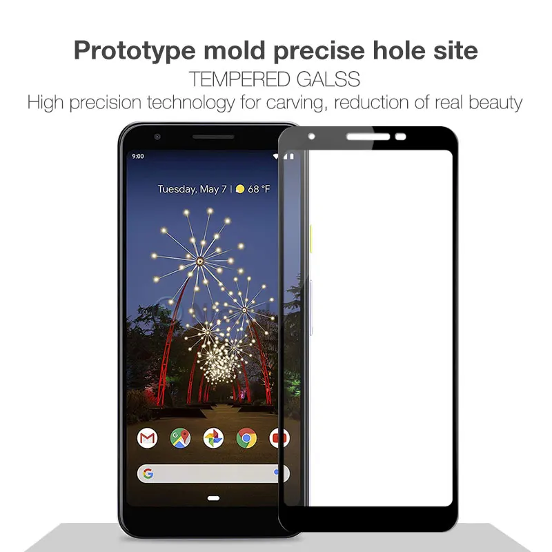 1-3 шт. Защитная пленка для экрана Google Pixel 3 3a 2 1 полное покрытие закаленное стекло 6